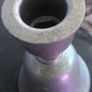 Vintage Silver Metal Bell - Hollowed Handle - Nice , Loud Ring!